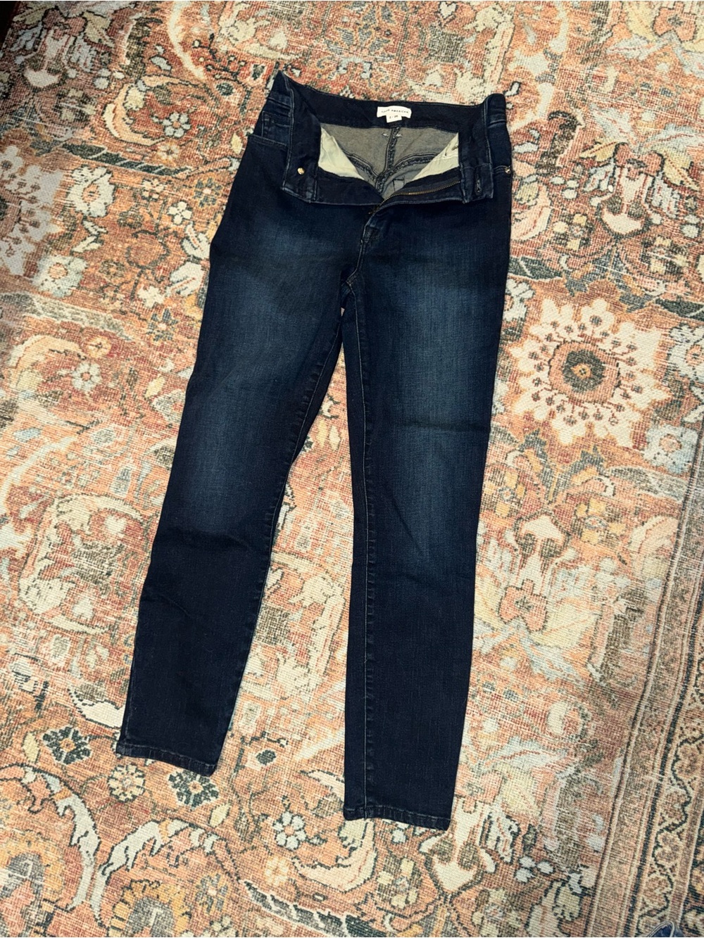 Good American Dark Wash Skinny Jeans